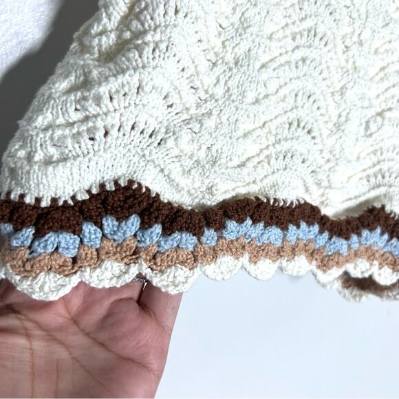 Cara Cara Sz XS Aicha Drawstring Crochet Shorts - Picture 7 of 8